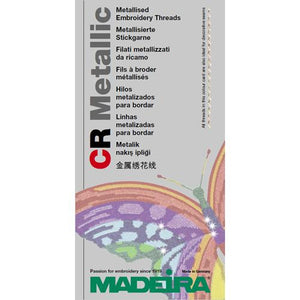 Color Card  (CR Metallic Soft Touch Polyester Embroidery Thread)  by MADEIRA