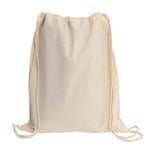 Load image into Gallery viewer, Sport Drawstring Bag, 100% Cotton, Natural Color
