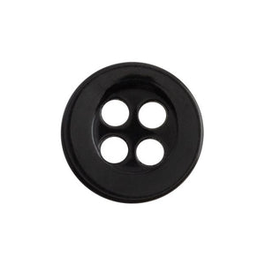 Sport Shirt Buttons (Collar / Sleeve / Front), Black Color, Various Sizes