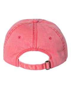 Adult Pigment-Dyed Cap, Red