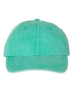 Load image into Gallery viewer, Adult Pigment-Dyed Cap, Seafoam
