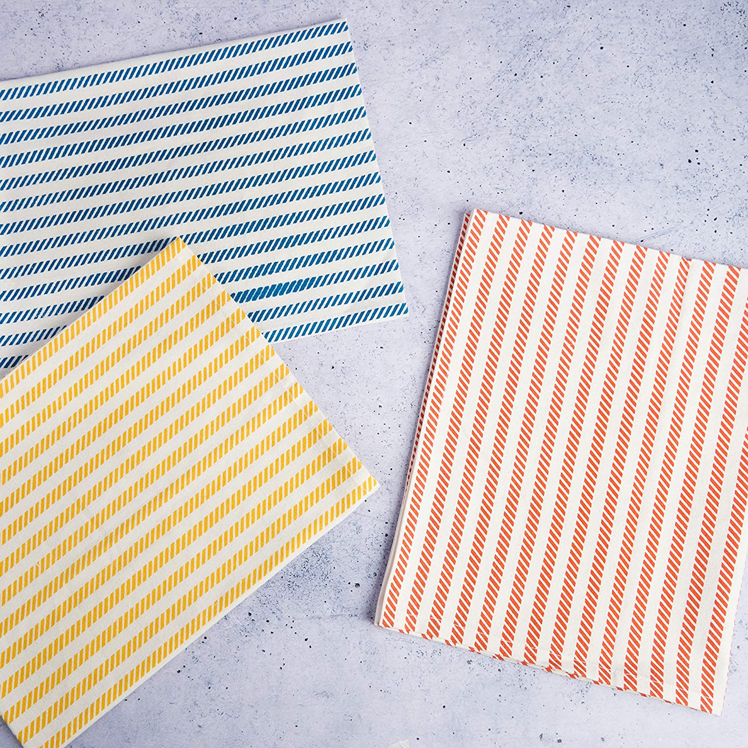 Striped Kitchen Towels, Set of 3