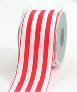 Load image into Gallery viewer, Striped Ribbon with Woven Edge 2&quot;, Various Colors
