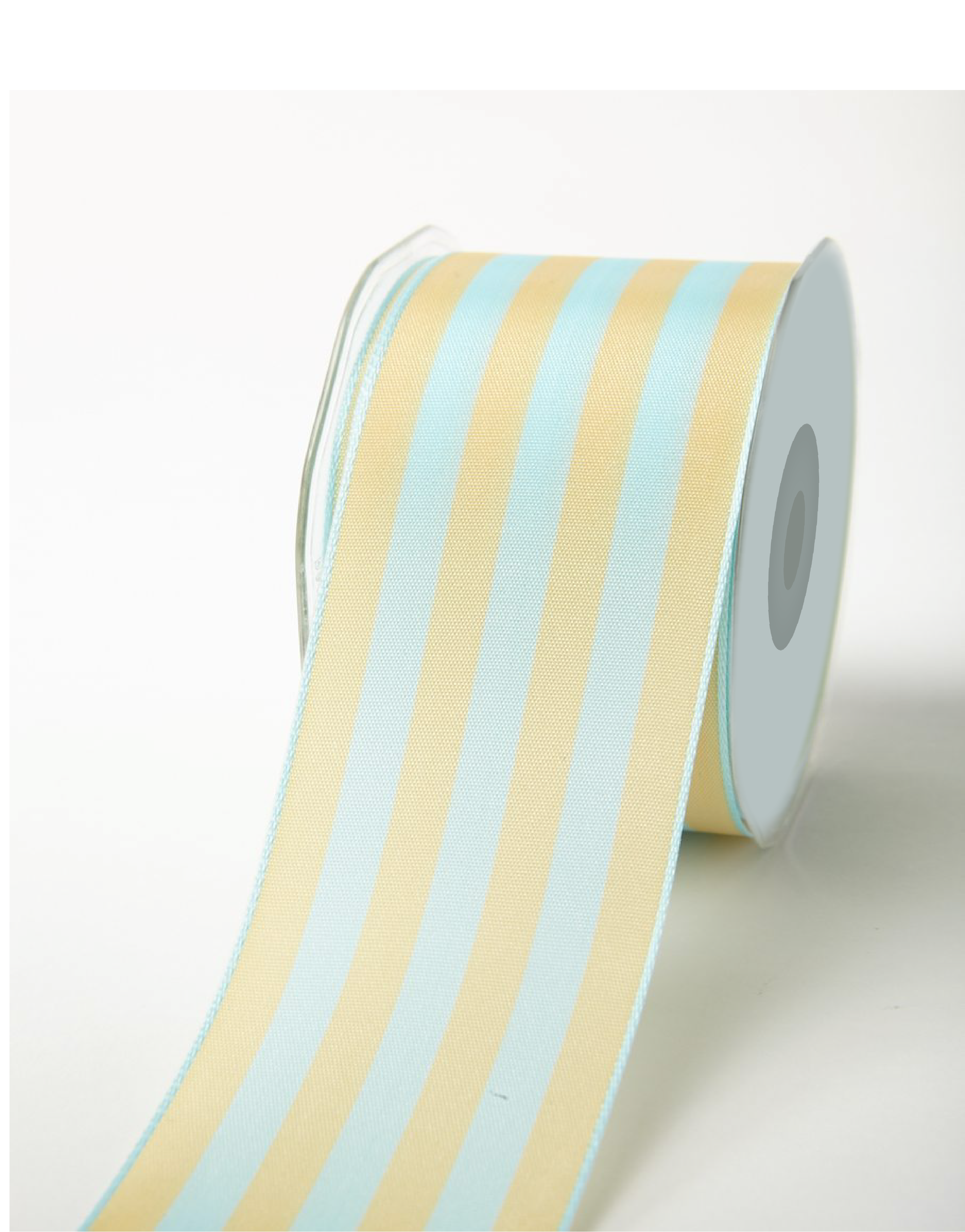 Striped Paper Ribbon Striped Ribbon with Woven Edge, 2