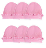 Load image into Gallery viewer, Sublimation Baby Beanie Hat with Ruffle Trim (Pink), 65% Polyester / 35% Cotton
