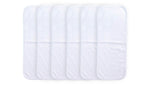 Load image into Gallery viewer, Sublimation Baby Burp Cloth with Scallop Trim (White), 65% Polyester / 35% Cotton
