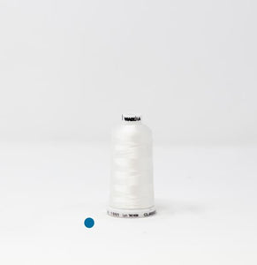 Super White Color, Classic Rayon Machine Embroidery Thread, (#40 / #60 Weights, Ref. 1001), Various Sizes by MADEIRA