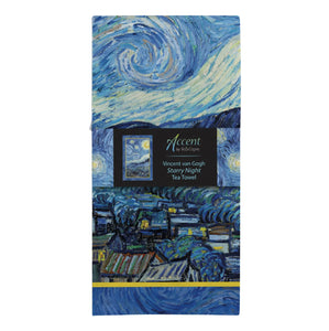 Tea Towel,    "Starry Night" by Vincent Van Gogh