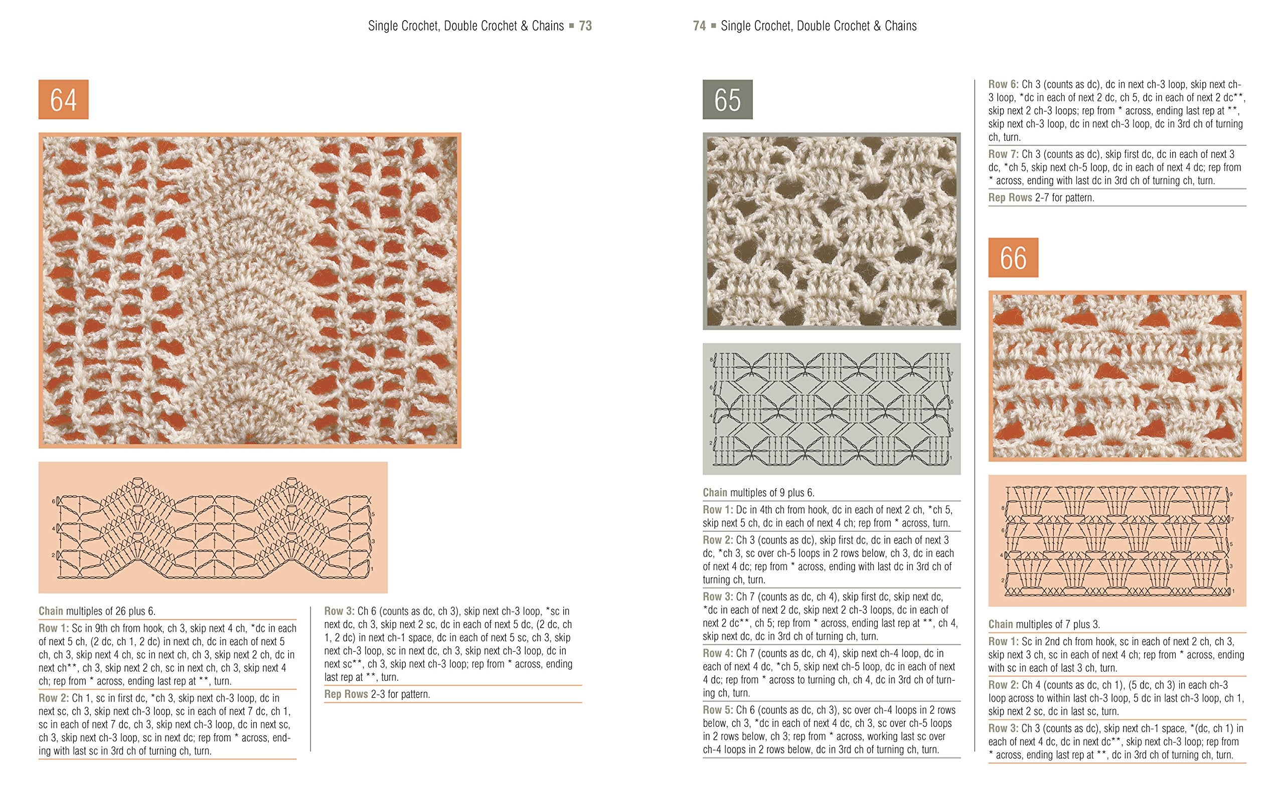 The Complete Book of Crochet Stitch Designs: 500 Classic & Original Patterns by Linda P. Schapper