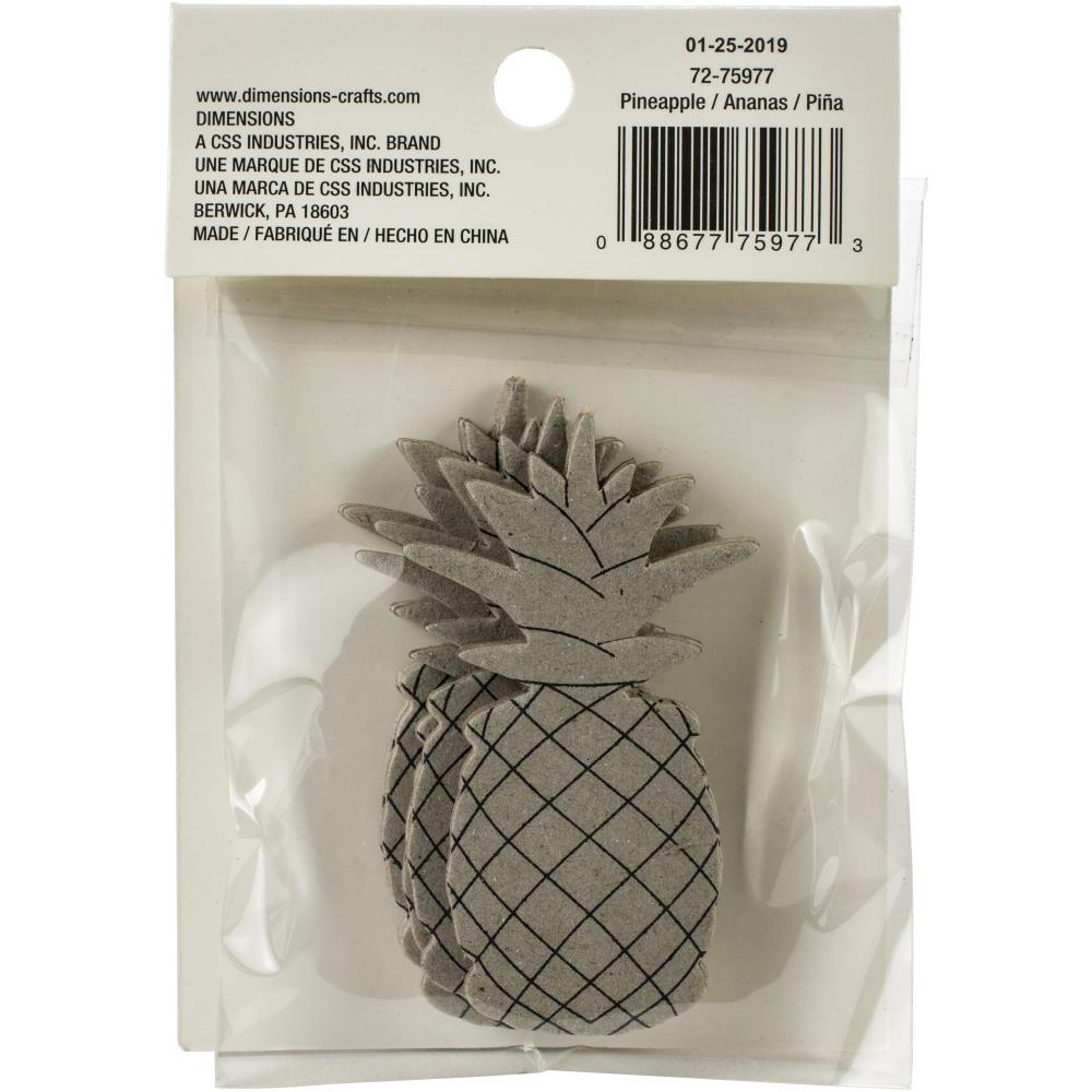 Thread Keepers (Pineapple), 1.25 in. x 2.75 in. by Dimensions