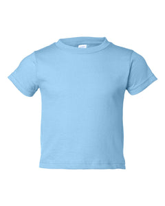 Toddler Jersey T-shirt, 100% Cotton, Light Blue