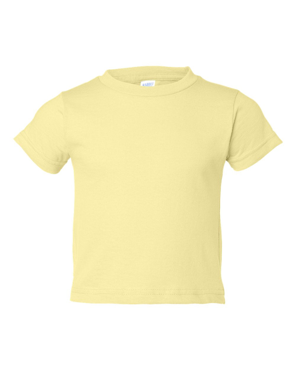 Toddler Jersey T-shirt, 100% Cotton, Light Yellow