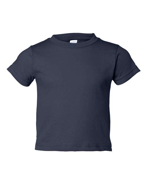 Toddler Jersey T-shirt, 100% Cotton, Navy
