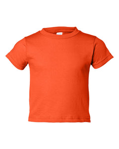 Toddler Jersey T-shirt, 100% Cotton, Orange