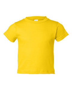 Toddler Jersey T-shirt, 100% Cotton, Yellow