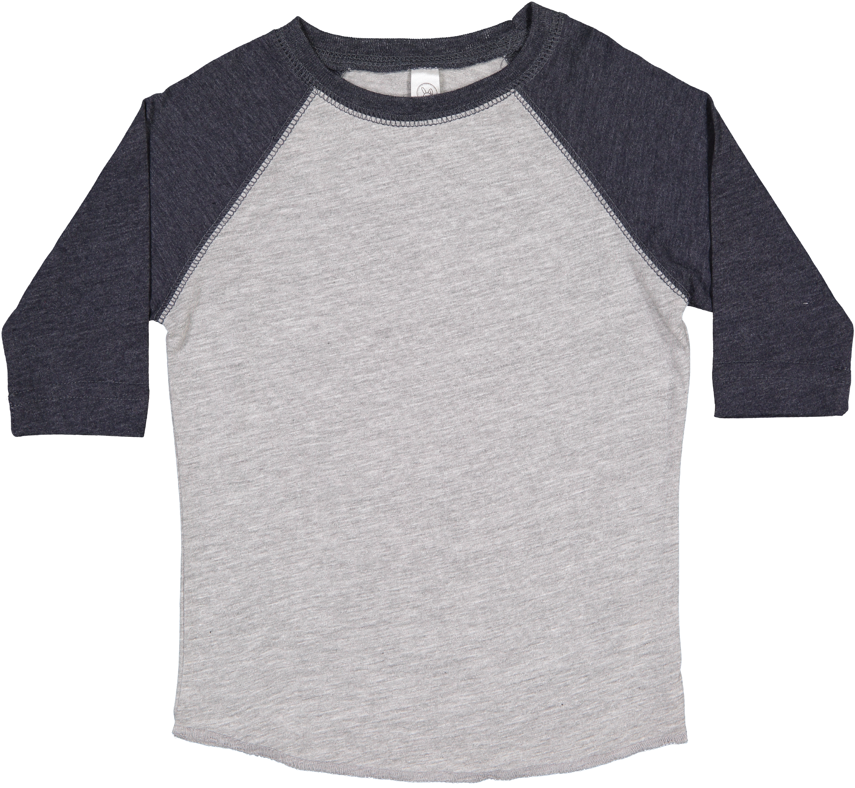 Toddler (Unisex) Raglan Baseball T-Shirt  (Vintage Heather / Vintage Navy)