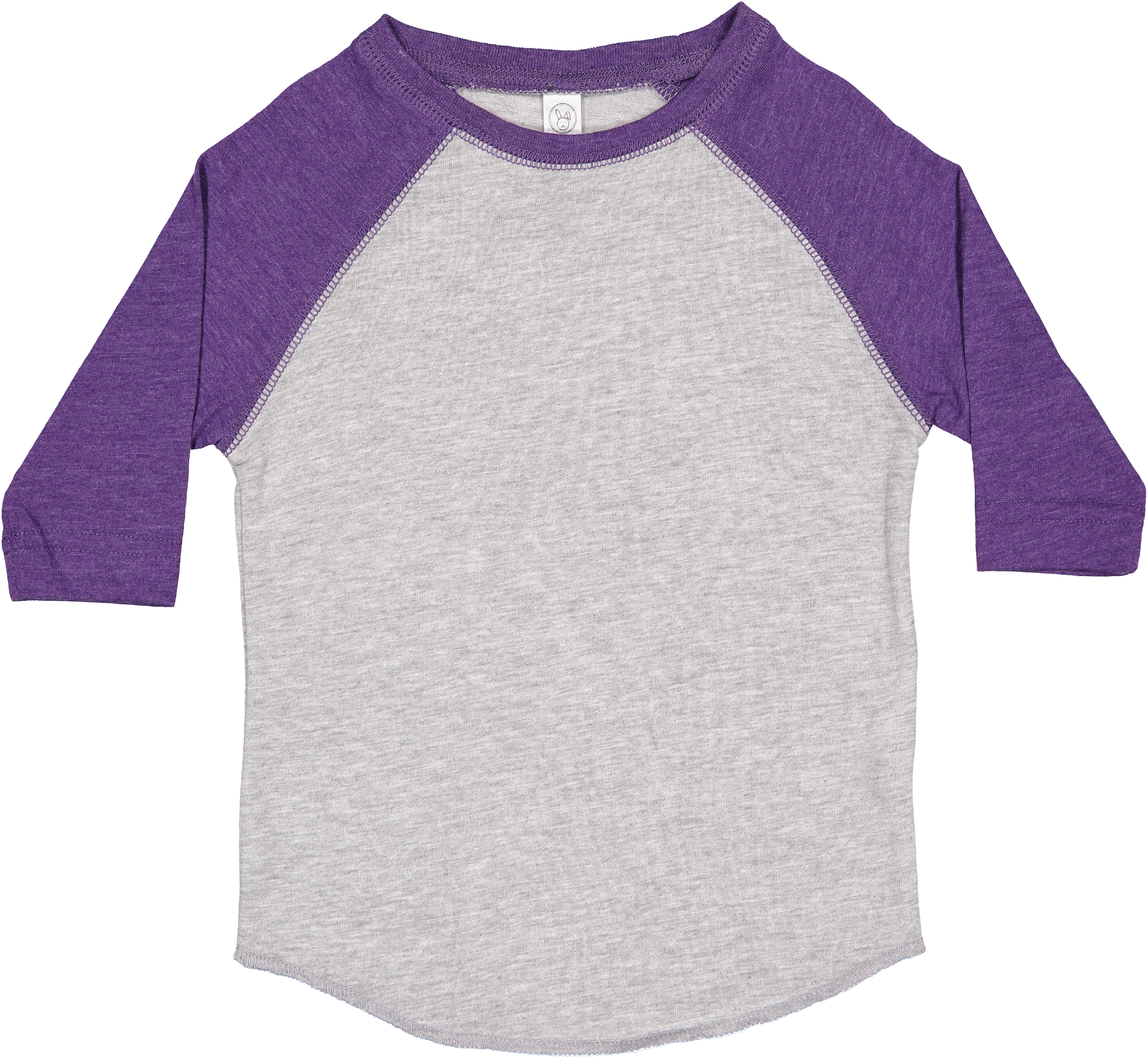 Toddler (Unisex) Raglan Baseball T-Shirt  (Vintage Heather / Vintage Purple)
