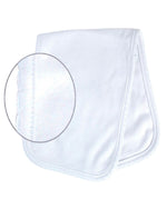 Load image into Gallery viewer, Sublimation Baby Burp Cloth with Scallop Trim (White), 65% Polyester / 35% Cotton
