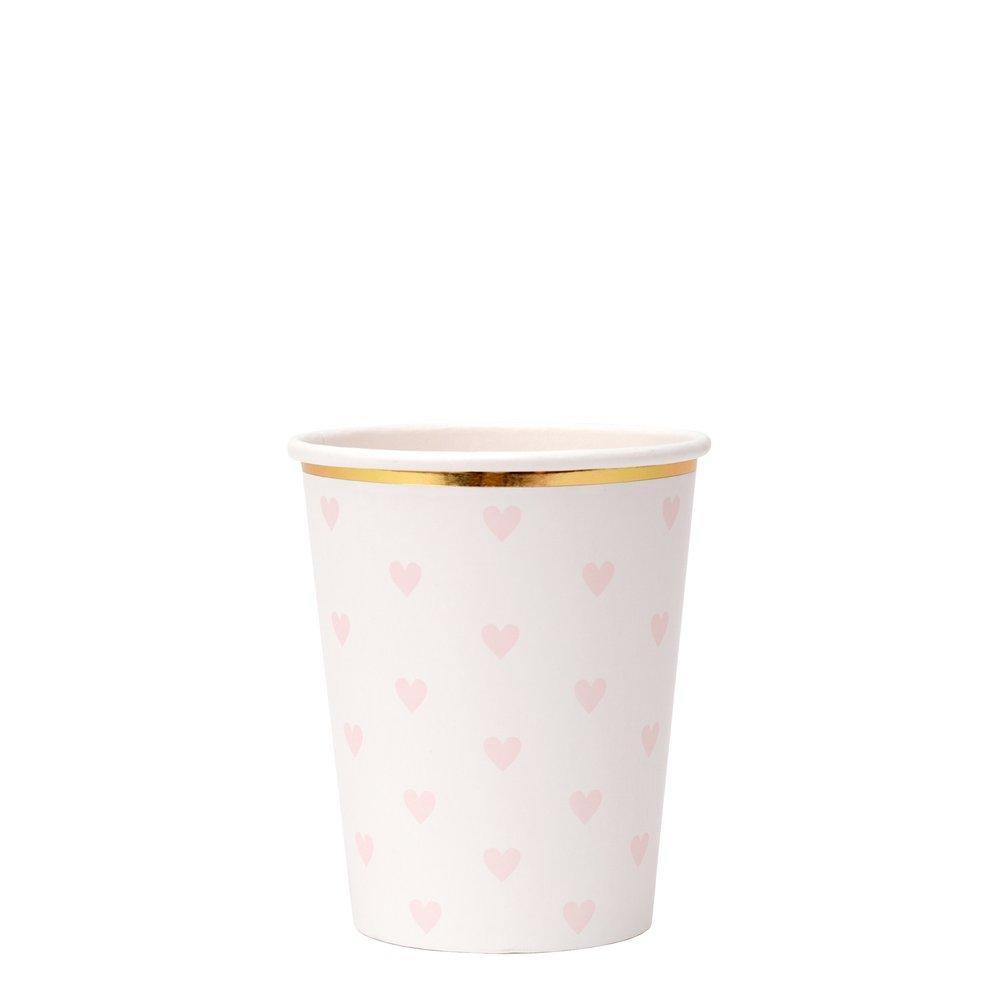 Valentine Hearts Cups, Pack of 8