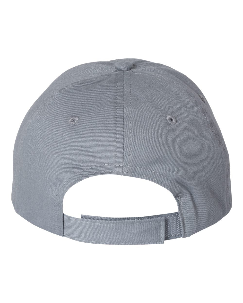 Adult Brushed Twill Cap, Dark Grey