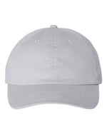 Load image into Gallery viewer, Adult Brushed Twill Cap, Light Grey
