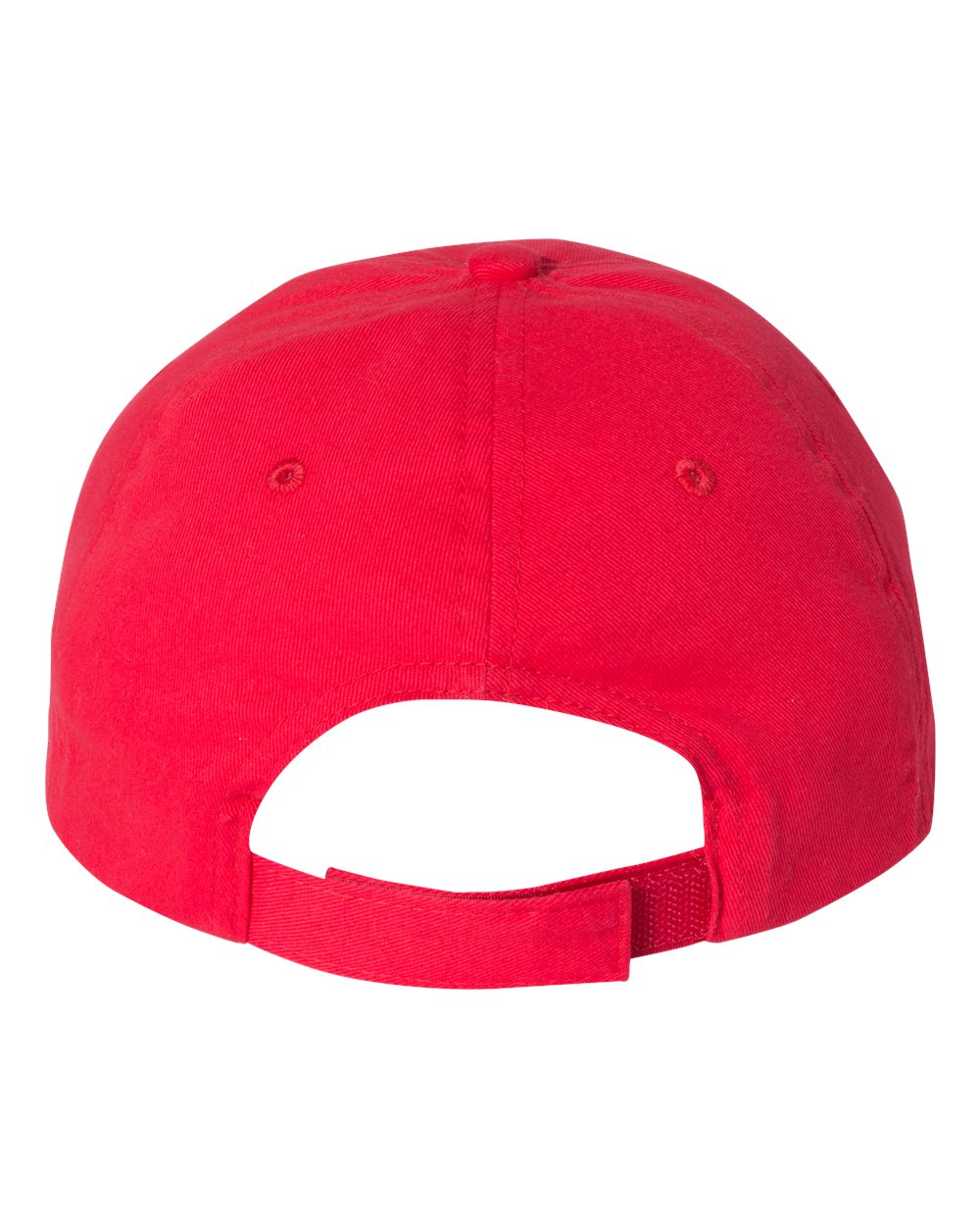 Adult Brushed Twill Cap, Red