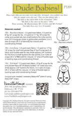 Load image into Gallery viewer, Dude Babies Bibs Patterns by Vanilla House Designs

