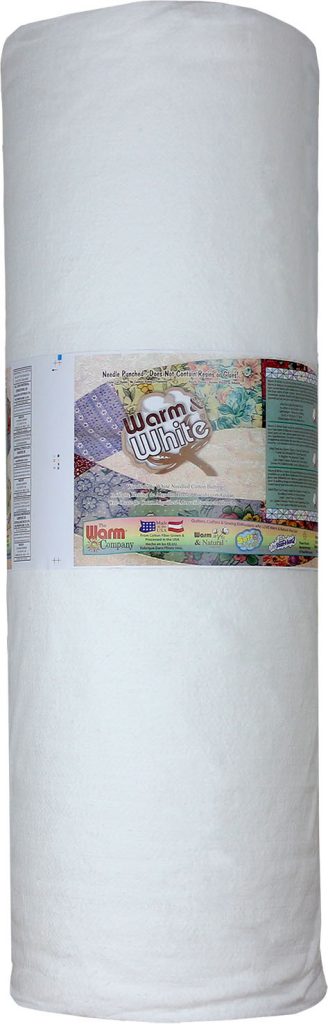 Warm & White, Needle Cotton Batting, 90 in x 40 yards Bolt (Without Wr –  Blanks for Crafters