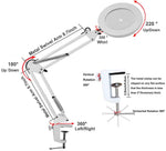 Load image into Gallery viewer, (USB Powered), White Desktop LED Light Lamp and 5X Magnifier
