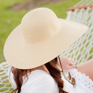 Woman Floppy Hat   (Natural)