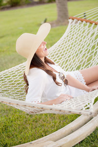 Woman Floppy Hat   (Natural)