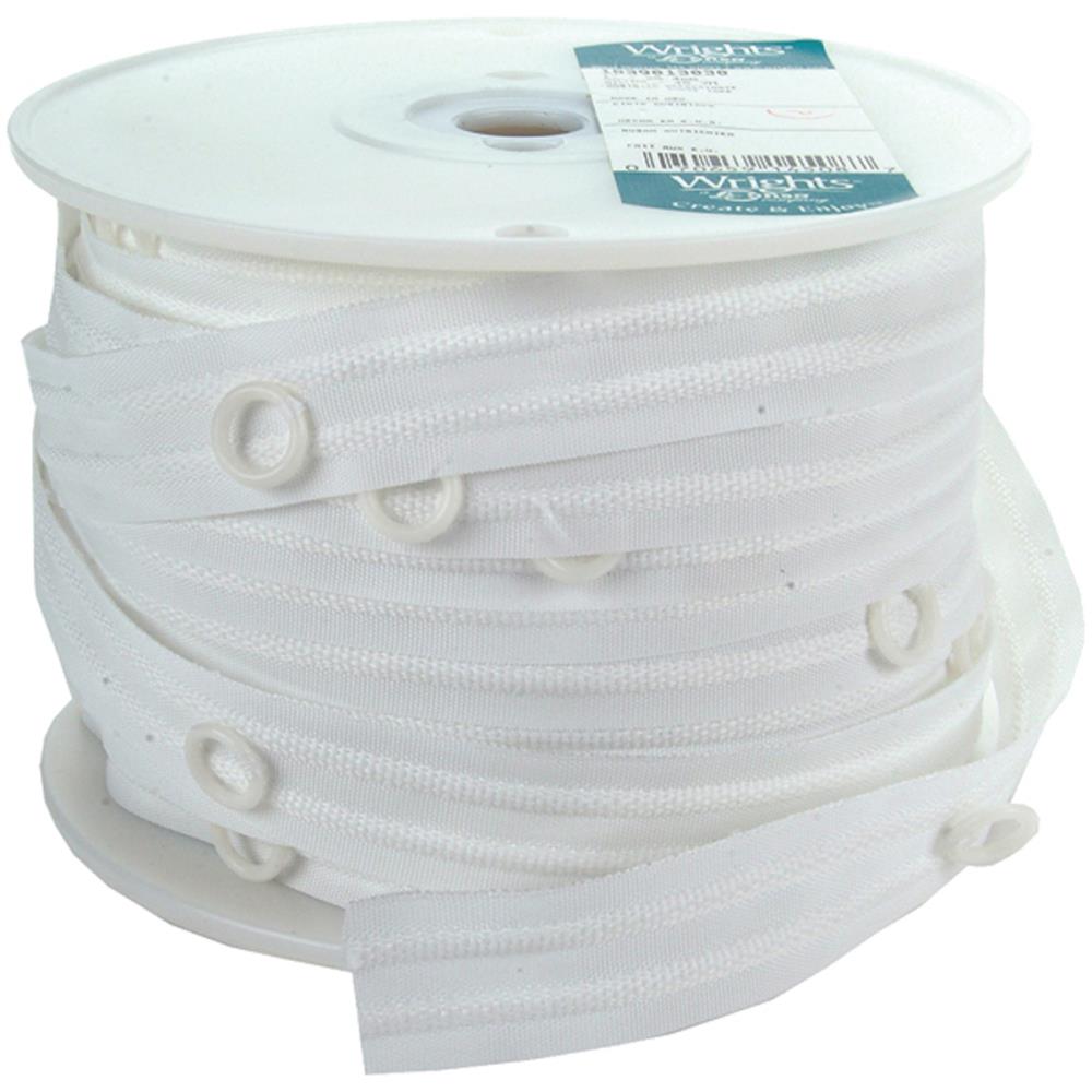 White 2 Cord Shirring Tape - 1