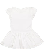 Load image into Gallery viewer, Baby Cotton Rib Dress, (Sizes: 6M - 24M), White
