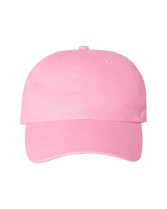 Adult Brushed Twill Cap, Pink